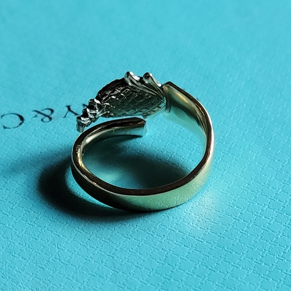 Tiffany & Company Pineapple Spoon Ring in Gold Vermeil #43 - Picture 5 of 16
